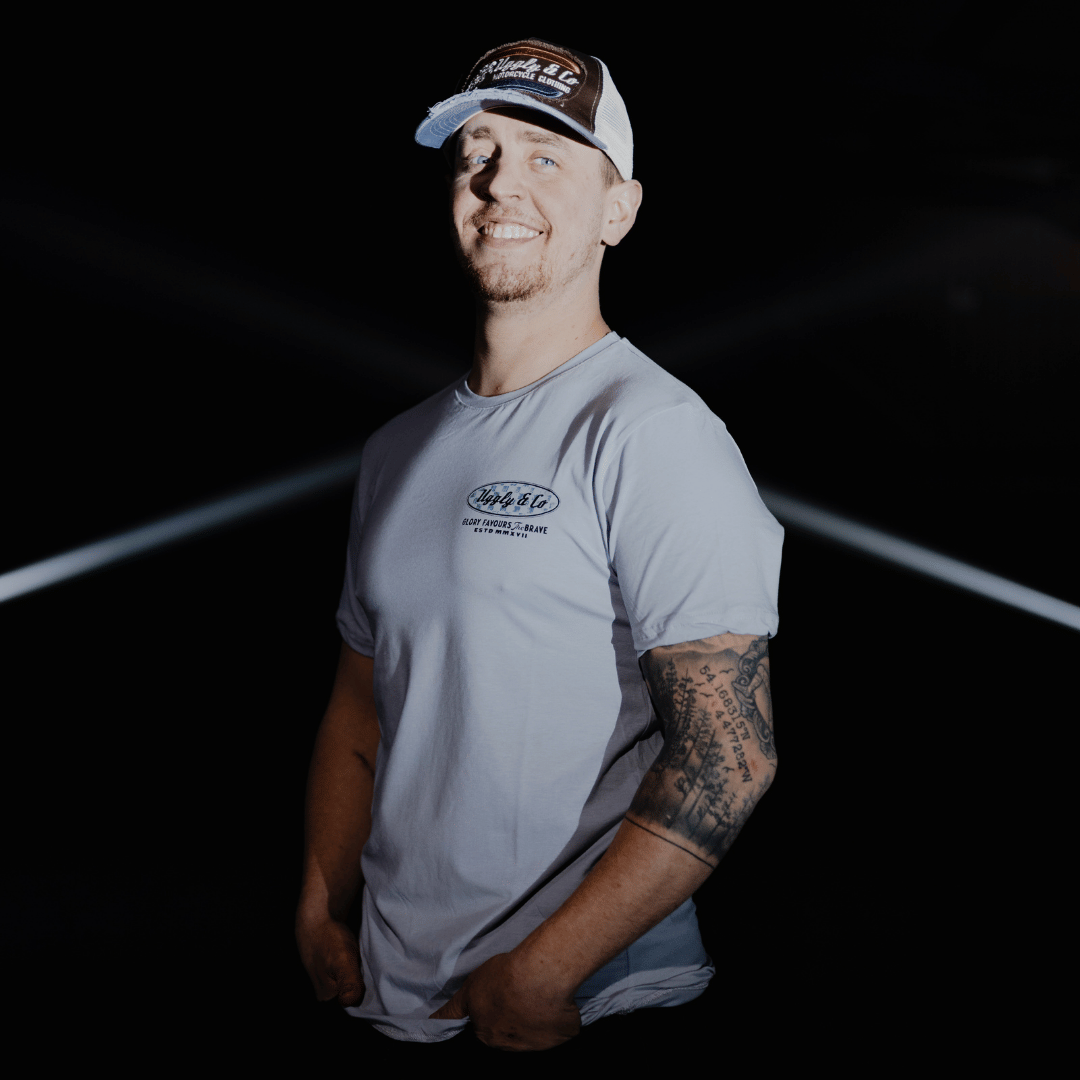 Dusty Flattrack No.1 Tee by Uggly & Co