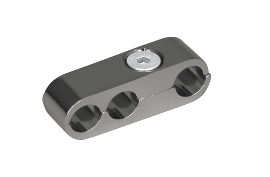 Bike It Gunmental Triple Control Cable/Pipe Separator