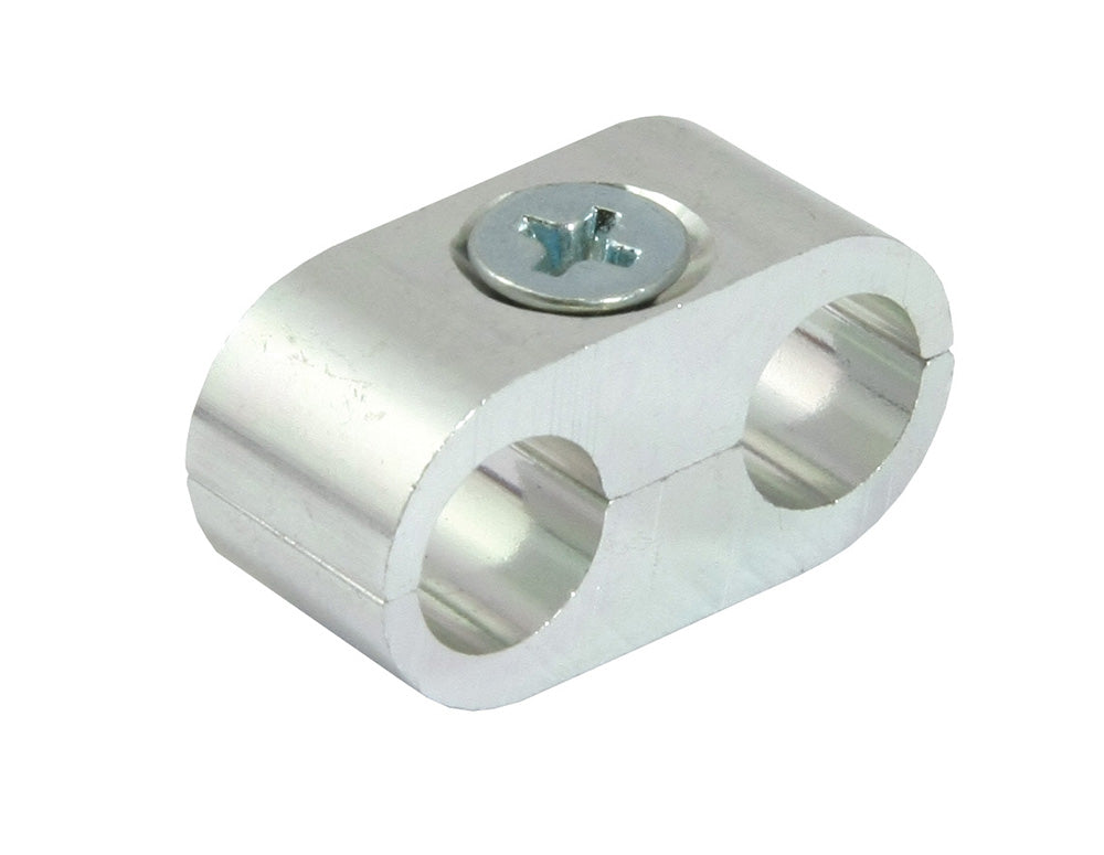 Bike It Blue Chrome Control Cable/Pipe Separator