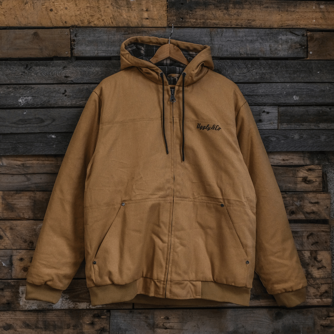Brown U&C Chore Jacket by Uggly & Co