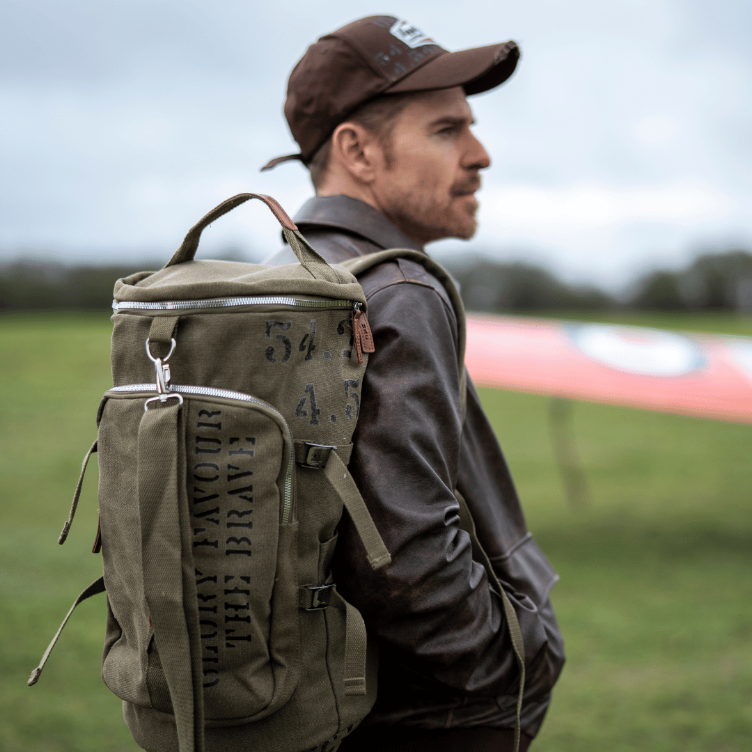 Green 'Aviation' Duffle Bag by Uggly & Co