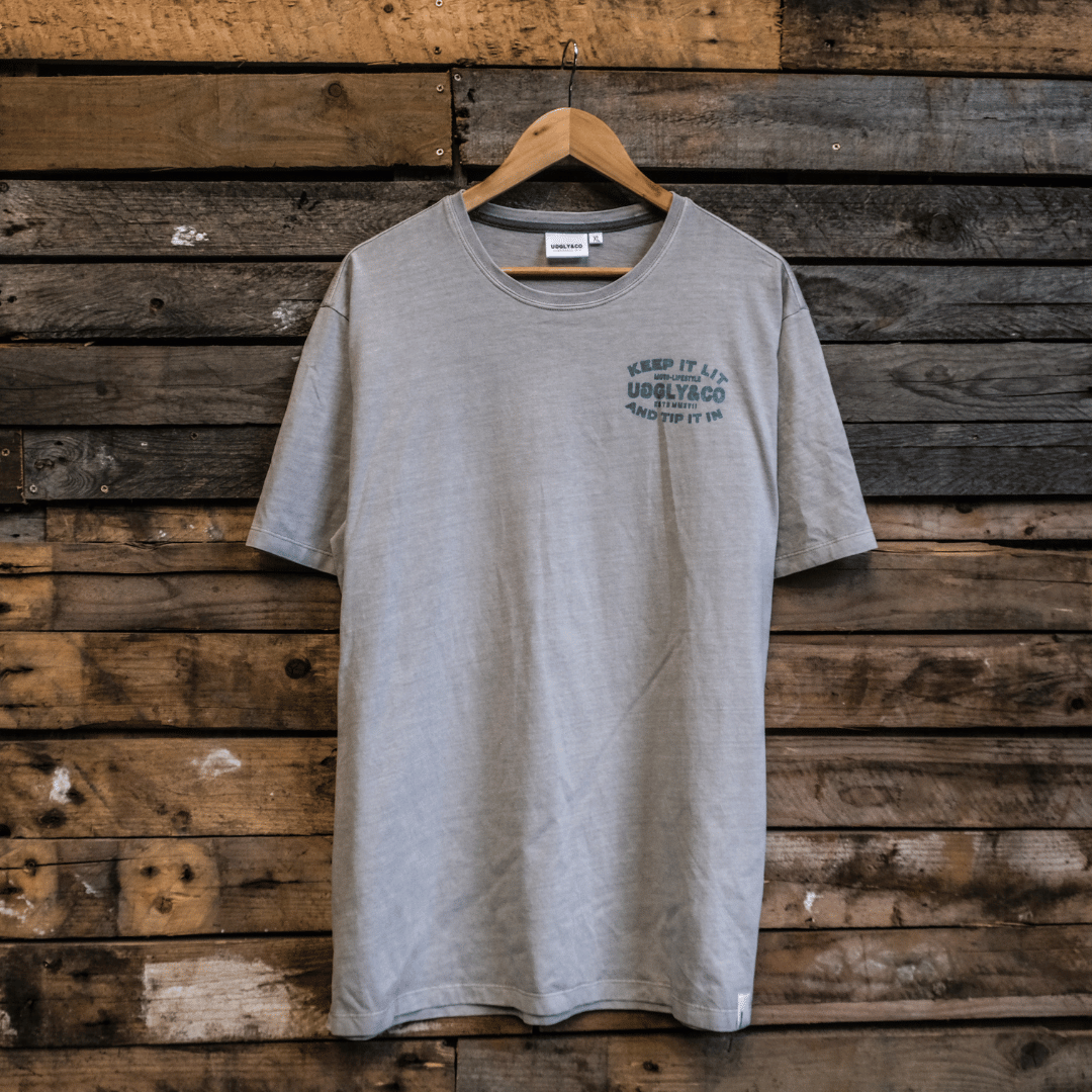 Mist Keep it Lit' Tee by Uggly & Co