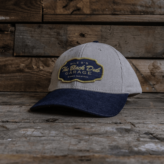Corduroy Black Dub Garage Vintage Cap by Uggly & Co