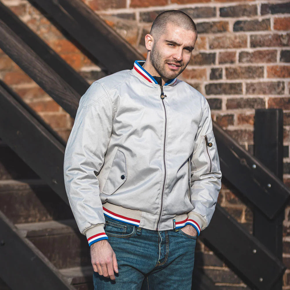 Spada Airforce 1 Royale CE WP Bomber Jacket Ivory