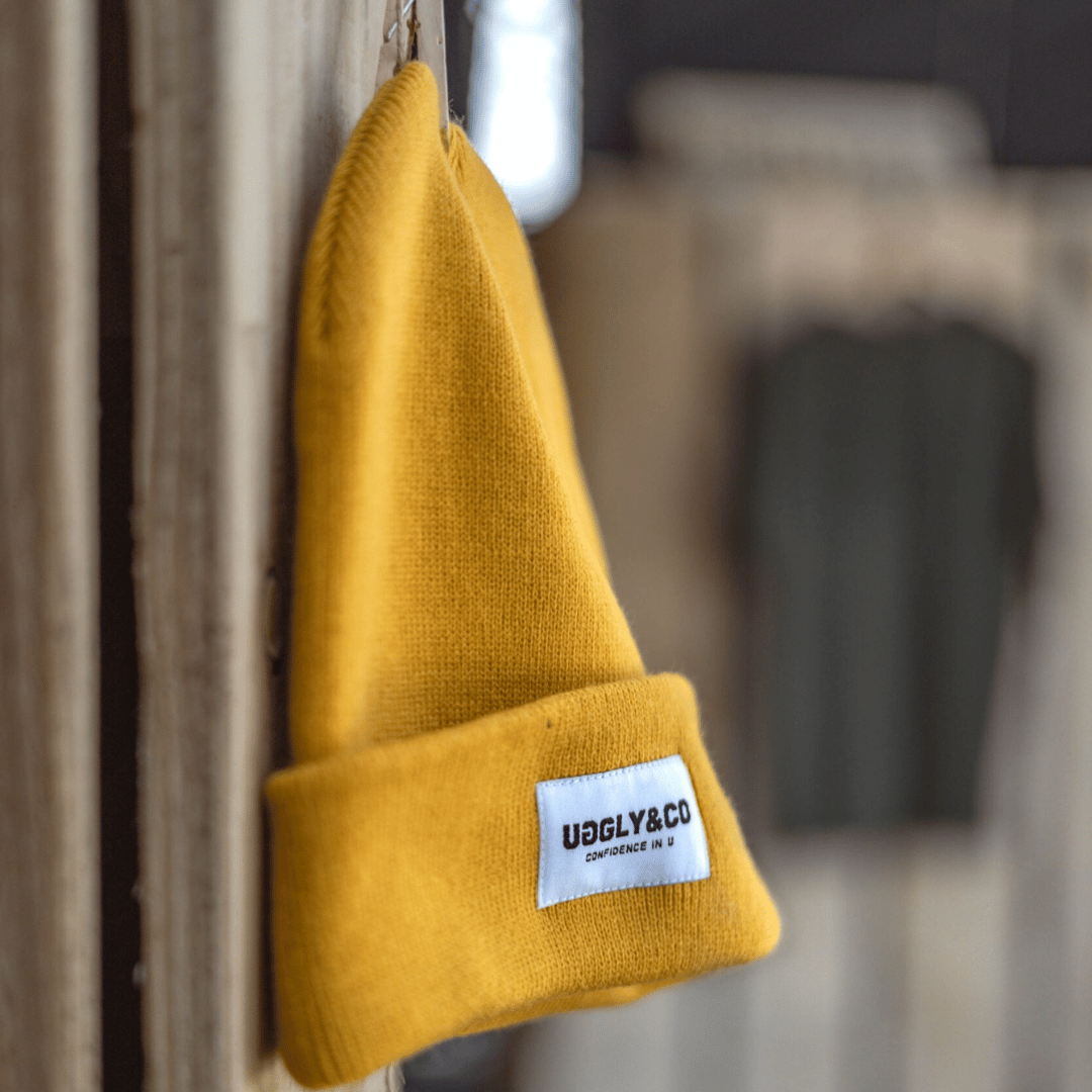 Yellow Beanie by Uggly & Co