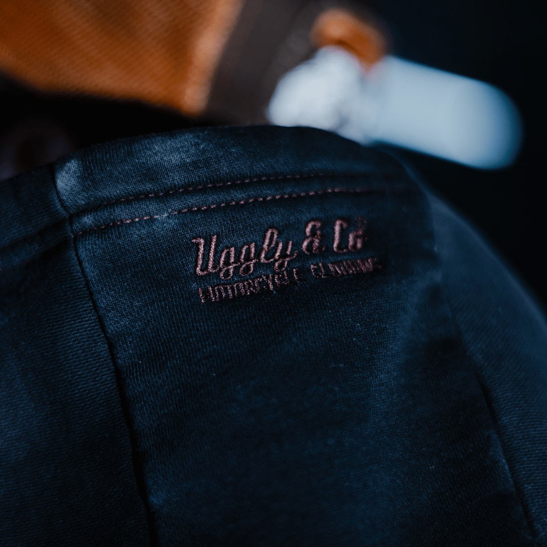 Black Flattrack Hoodie by Uggly & Co
