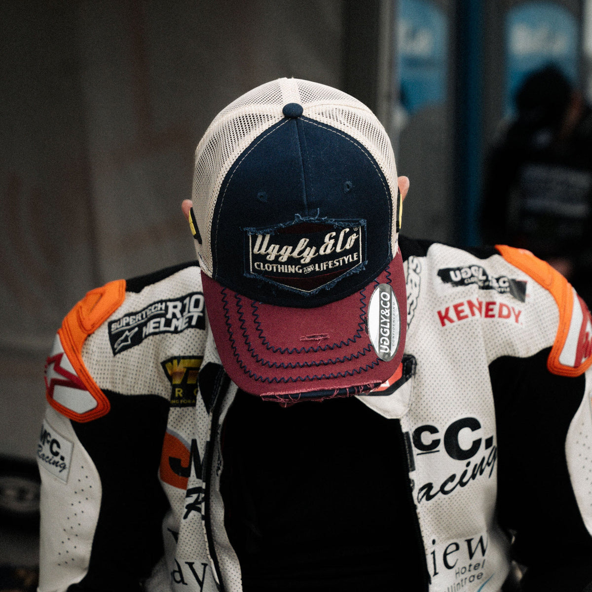 Diamond Trucker Hat x Jeremy McWilliams #99 by Uggly & Co