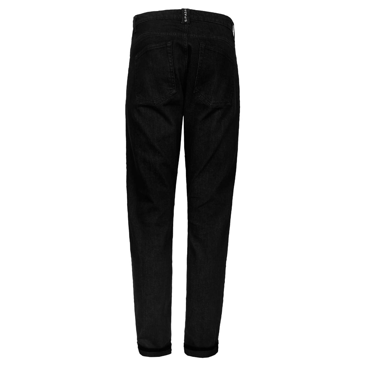 Spada Drifter CE Mens Jeans Short Leg Solid Black