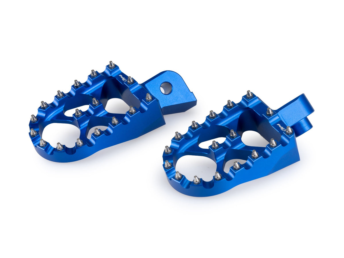 Off Road Footpegs - Blue
