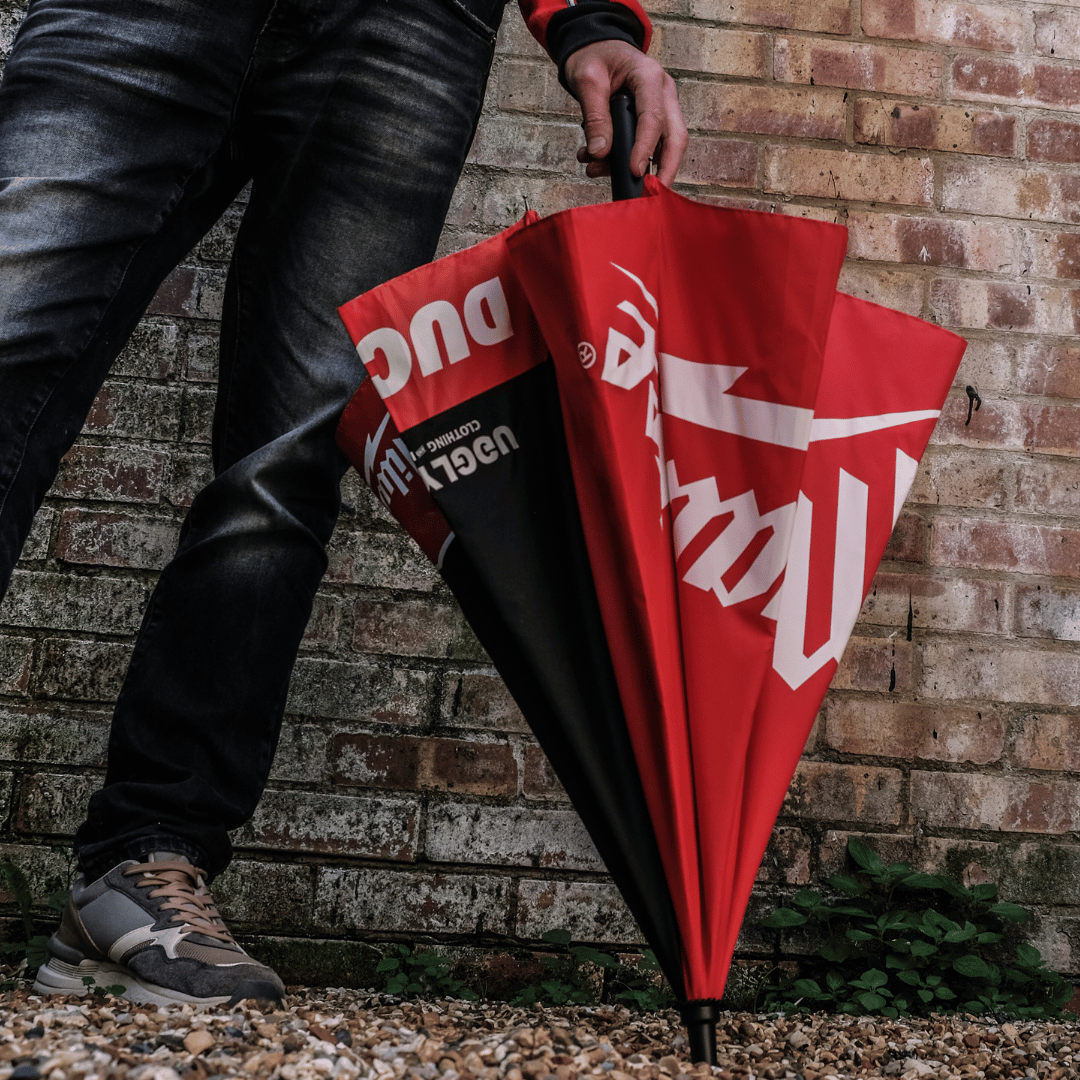 Milwaukee Tools x Ducati Umbrella by Uggly & Co