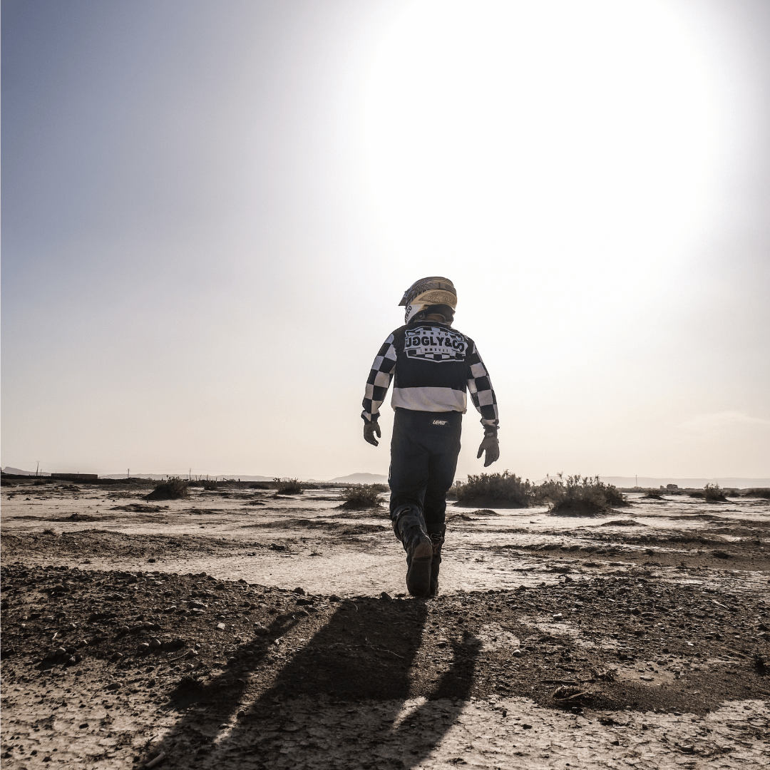 Chequered Vintage Motocross Jersey by Uggly & Co