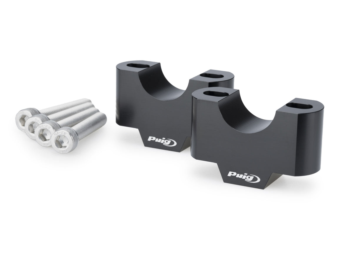 30mm Handlebar Risers For 22-32mm Bars - Black