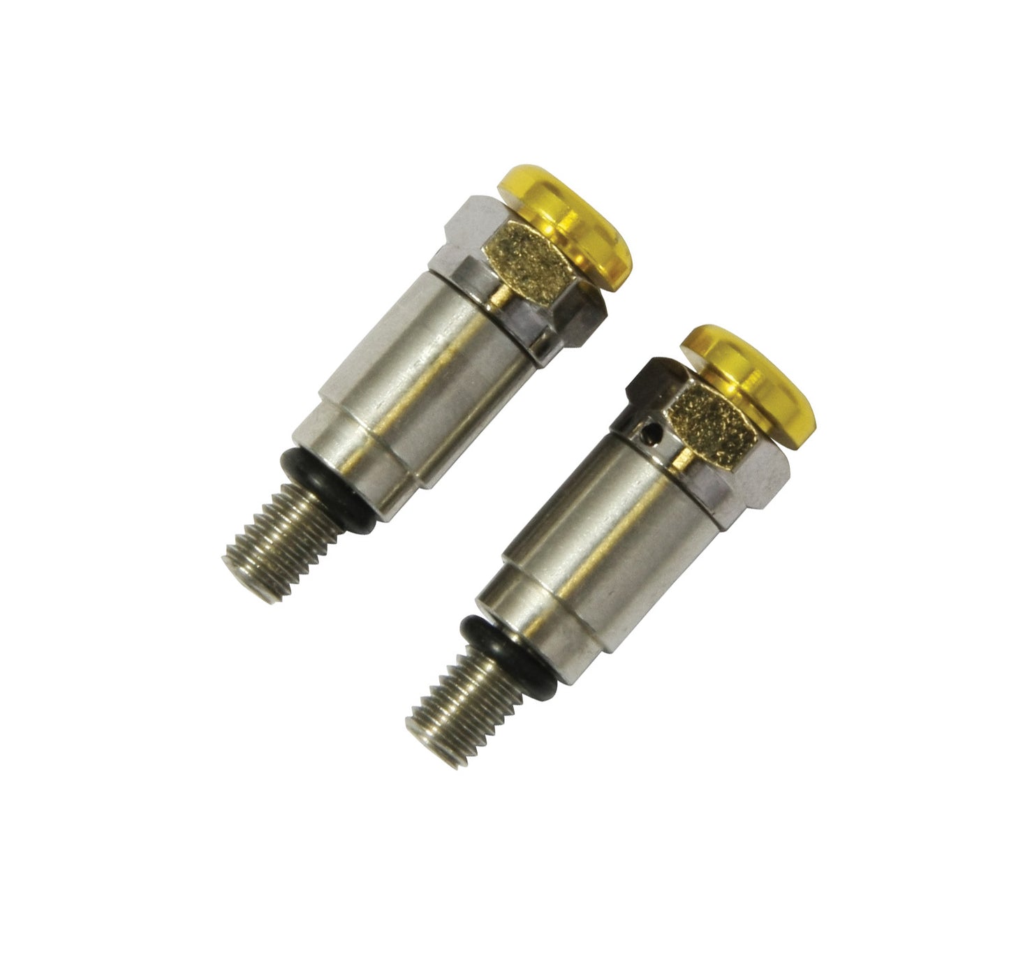 GP Pro Stainless Body Gold Tip Fork Air Bleeder For Showa/Kayaba Forks - M5 x 0.8