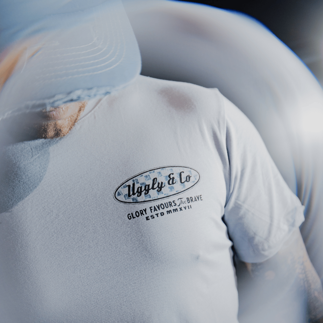 Dusty Flattrack No.1 Tee by Uggly & Co