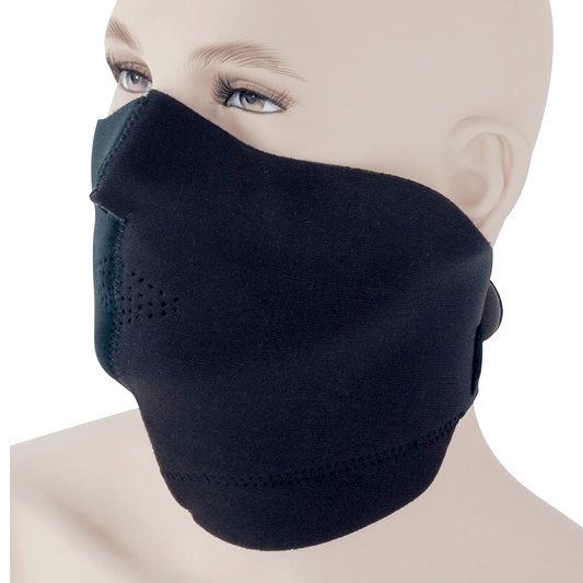 Bike It Black Neoprene Face Mask