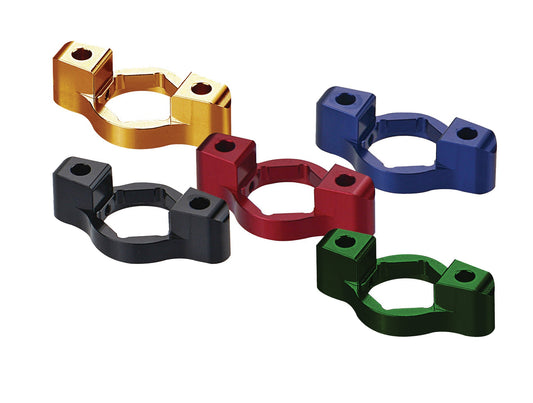 Pair of Gold 17mm BikeTek Front Fork Adjusters