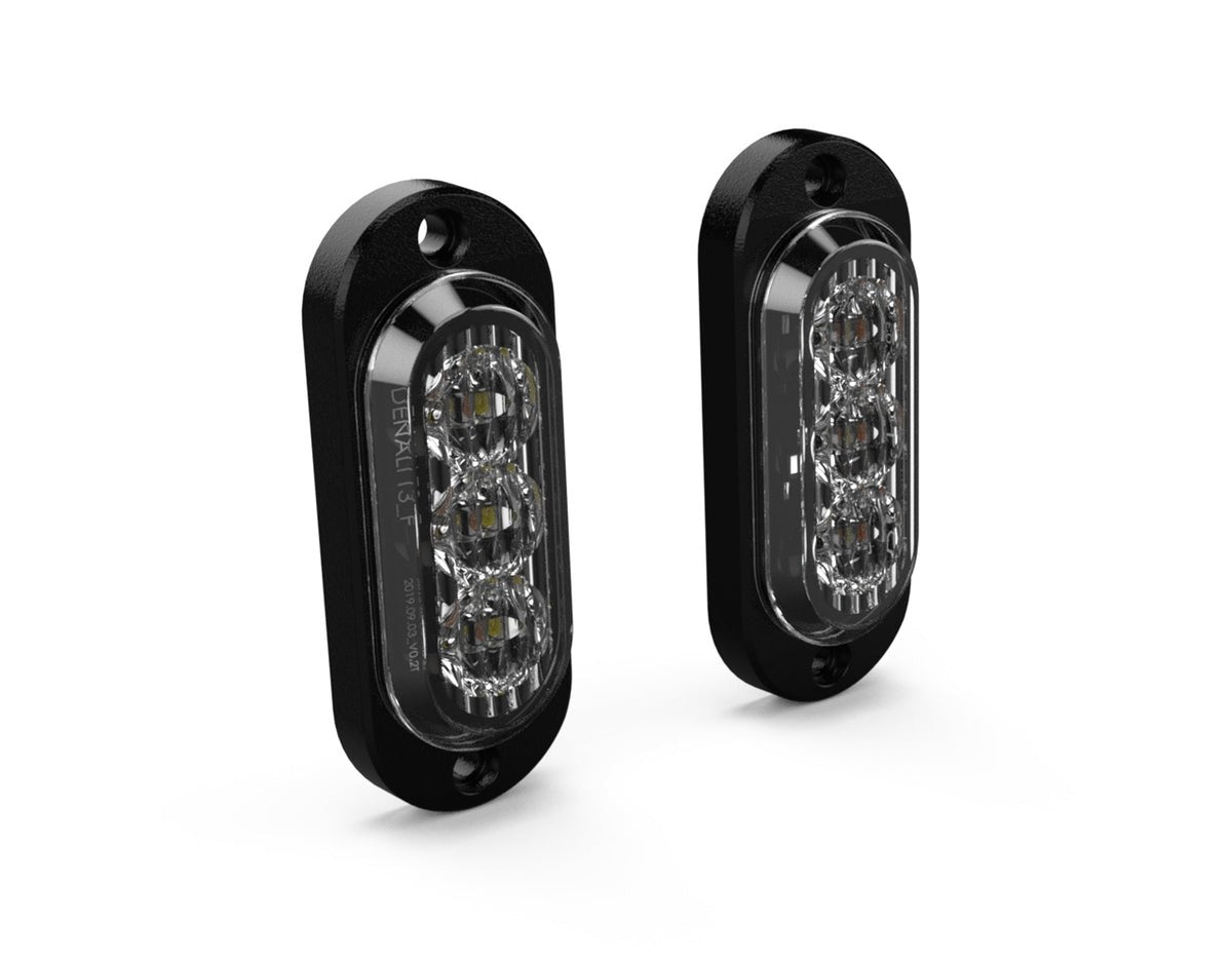 DENALI T3 Modular Switchback Signal Pods | Front - White/Amber