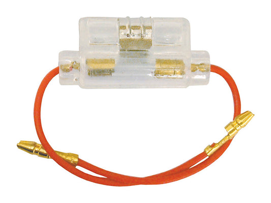 Bike It Card Of 10 Piggy Back Style Plastic In-Line Fuse Holders With Spare Fuse