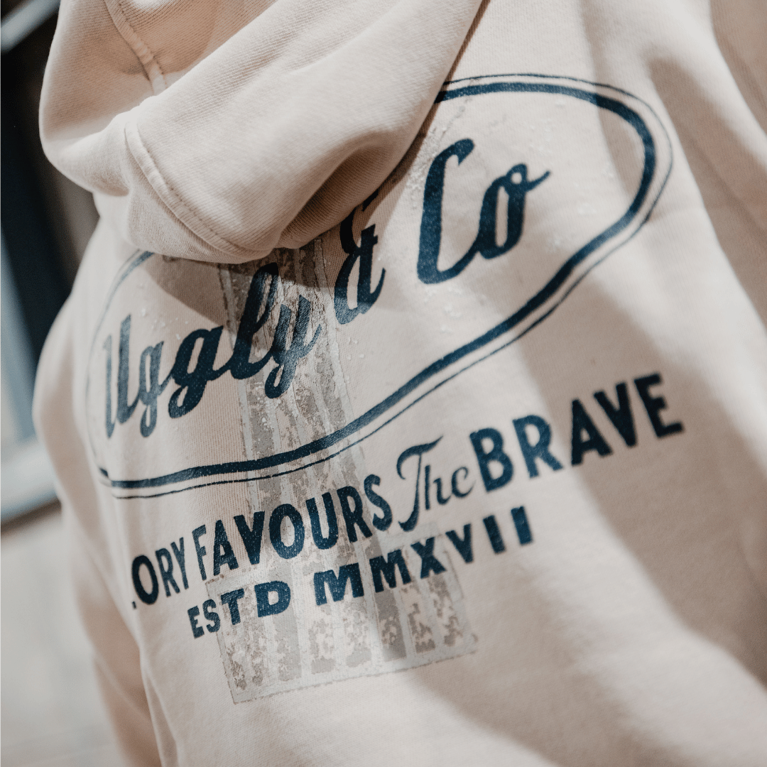 Dirty White No.1 Hoodie by Uggly & Co