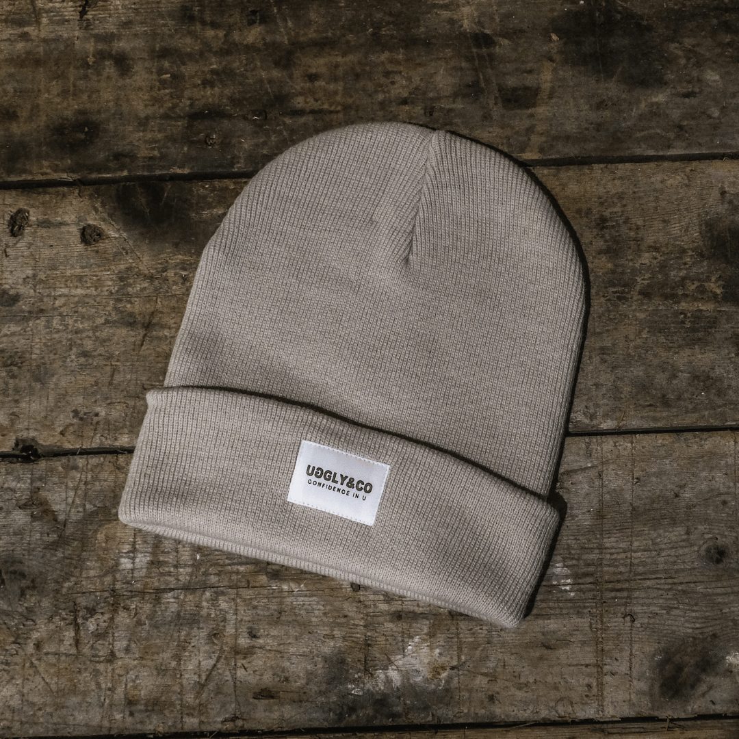 Oatmeal Grey Beanie by Uggly & Co