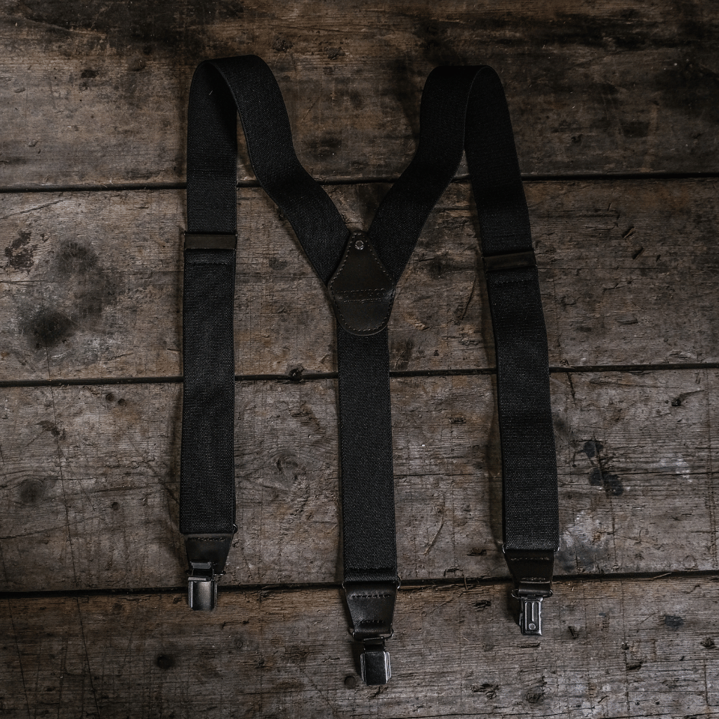 Black Utility Braces by Uggly & Co