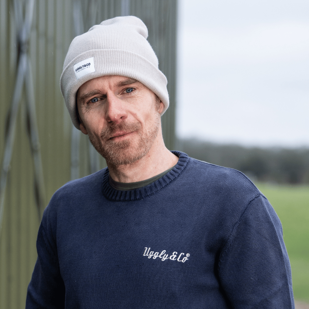 Oatmeal Grey Beanie by Uggly & Co