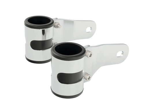 Bike It Chrome Stealth Headlight Bracket 41-43mm
