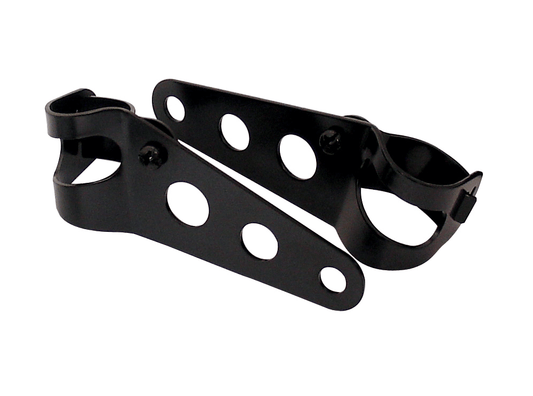 Bike It Standard Black Headlight Brackets 30-38mm