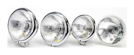 Inner Headlight Unit For Bates-style 5Â½" Headlight 12V 60/55W Left Dip