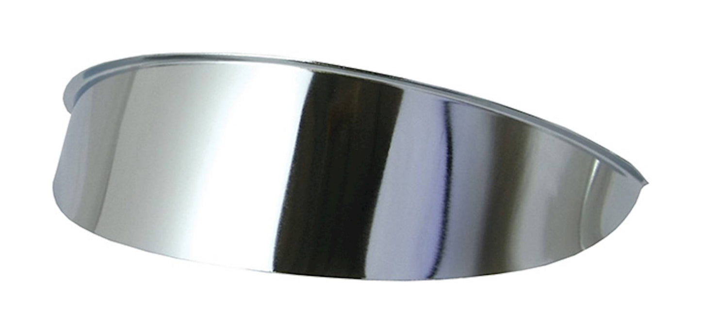 Bike It Chrome 5 3/4" Bates-style Headlight Visor