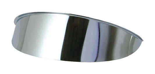 Bike It Chrome 5 3/4" Bates-style Headlight Visor
