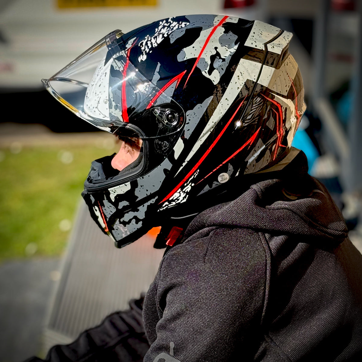 Spada Raiden 2 Meisai Red Helmet