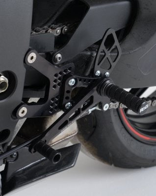Adjustable Rearsets for Kawasaki ZX6R '07- RACE SETUP