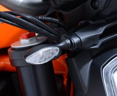 Front Indicator Adapter Kit for the KTM 1290 Superduke '14- '24, KTM 790 Duke '18-'25, 790 Adventure '19-'22, 1290 Super Duke R ’20- '24 & KTM 890 Adventure '20-'22