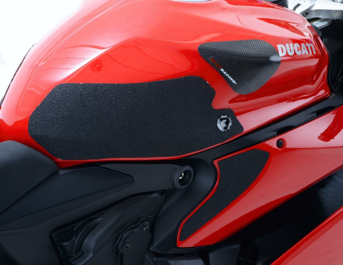R&G Tank Traction Grips for Ducati 899 '13-/959 '16-/1199 '12-/1299 '15- Panigale/ Panigale V2 ’20- '24