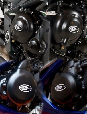 Engine Case Cover Kit (2pc) for Triumph Street Triple & R 14-, Triumph Daytona 675 & R '13-, Street Triple 765 '17-