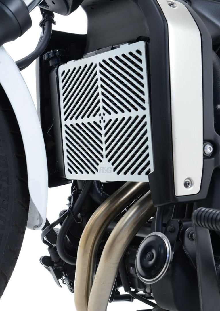 Brushed Aluminium Radiator Guard for the Kawasaki Vulcan S '15- & Vulcan Cafe '18-