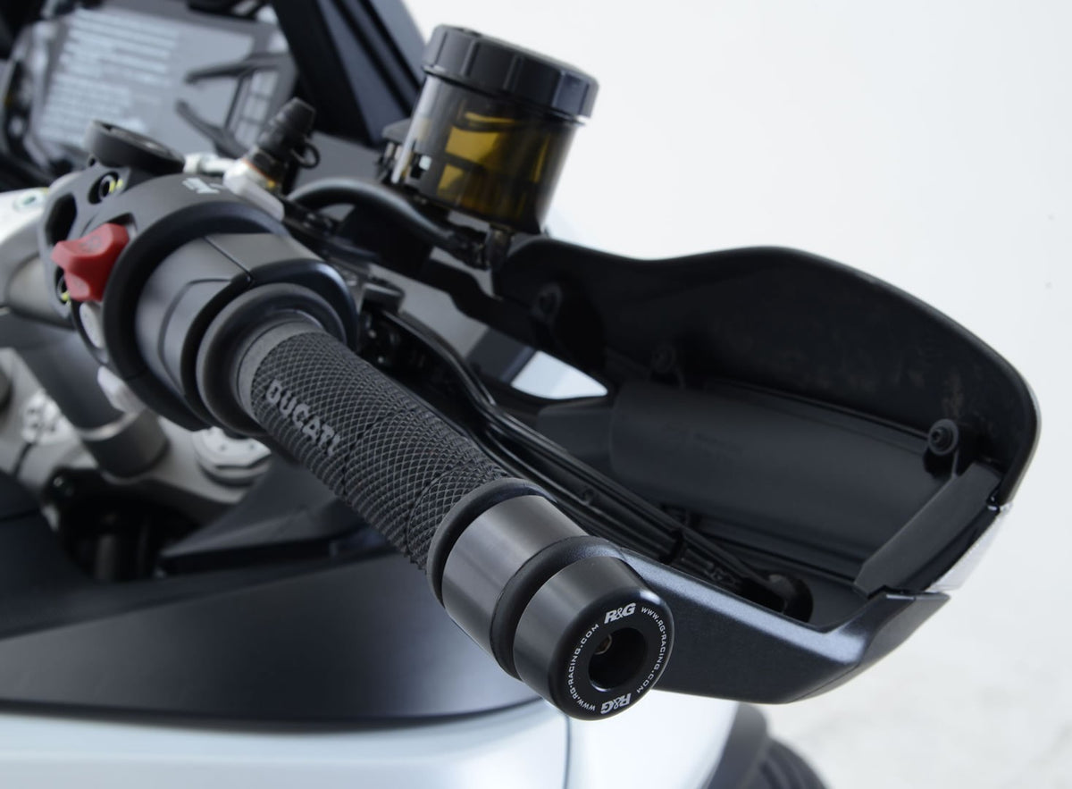 Bar End Sliders for the Ducati Multistrada 1200/S '15-, Multistrada 1200 Enduro '16- and Multistrada 1260 '18- models.