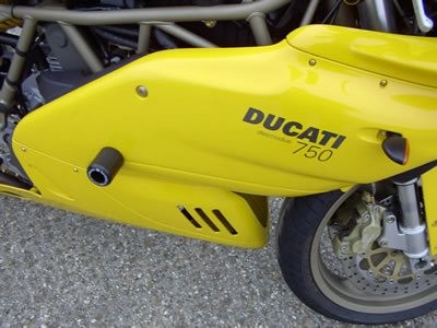 Crash Protectors - Classic Style for Ducati 750SS/900SS ('99-'00)