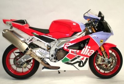 Crash Protectors - Classic Style for Aprilia RSVR/Factory '04/Tuono '06-'10 rear engine mount