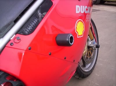 Crash Protectors - Classic Style for Ducati 998, 998R, 996R and 748R models.
