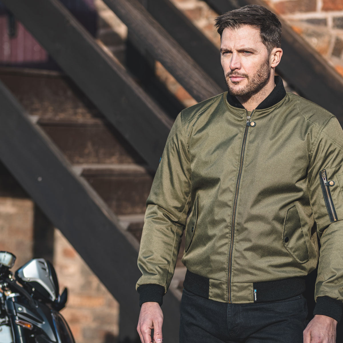 Spada Airforce 1 CE WP Bomber Jacket Olive