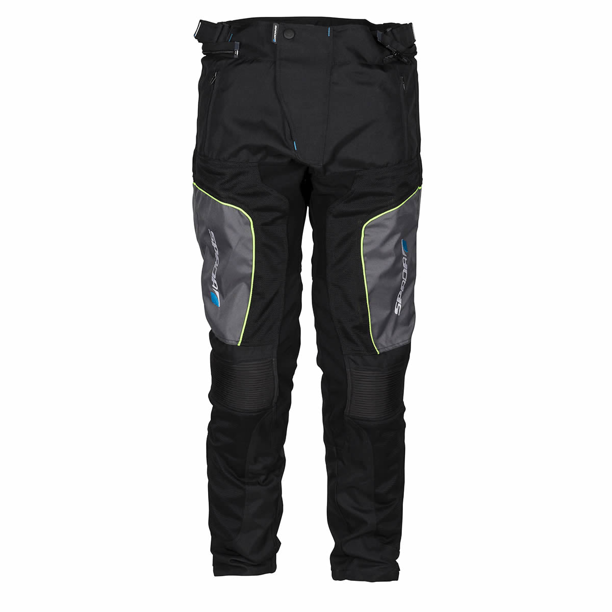 Spada Textile Trousers Air Pro 2 Black/Silver/Fluo