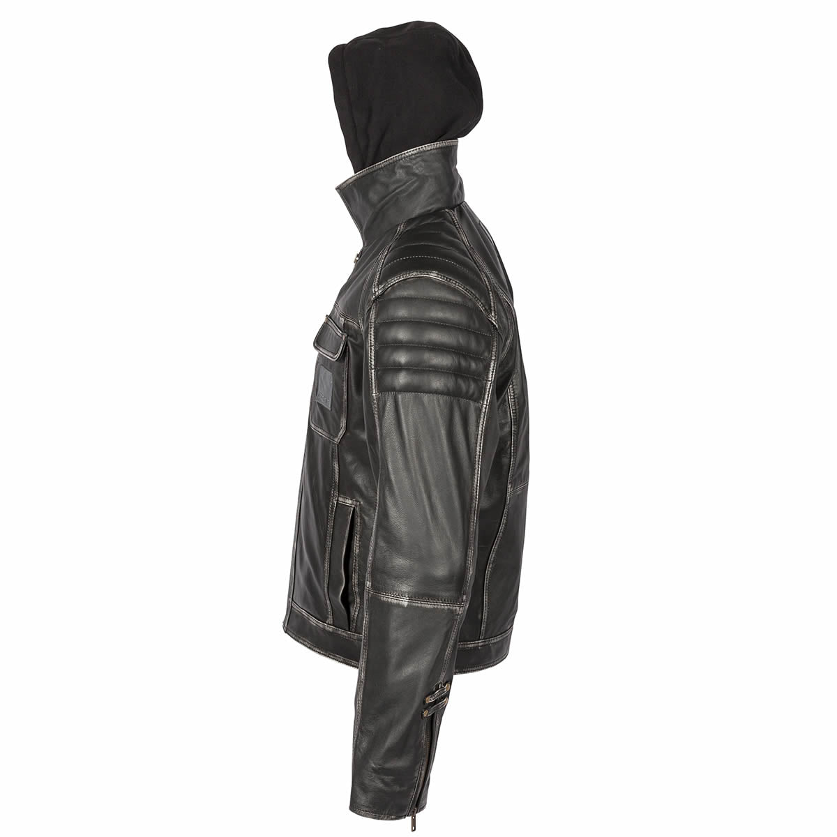 Spada Leather Jackets Peacedog Black