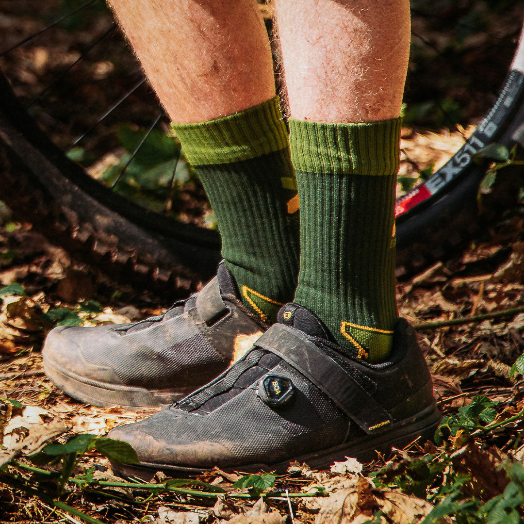 Spada MTB Hydro Socks Olive Size 9-12