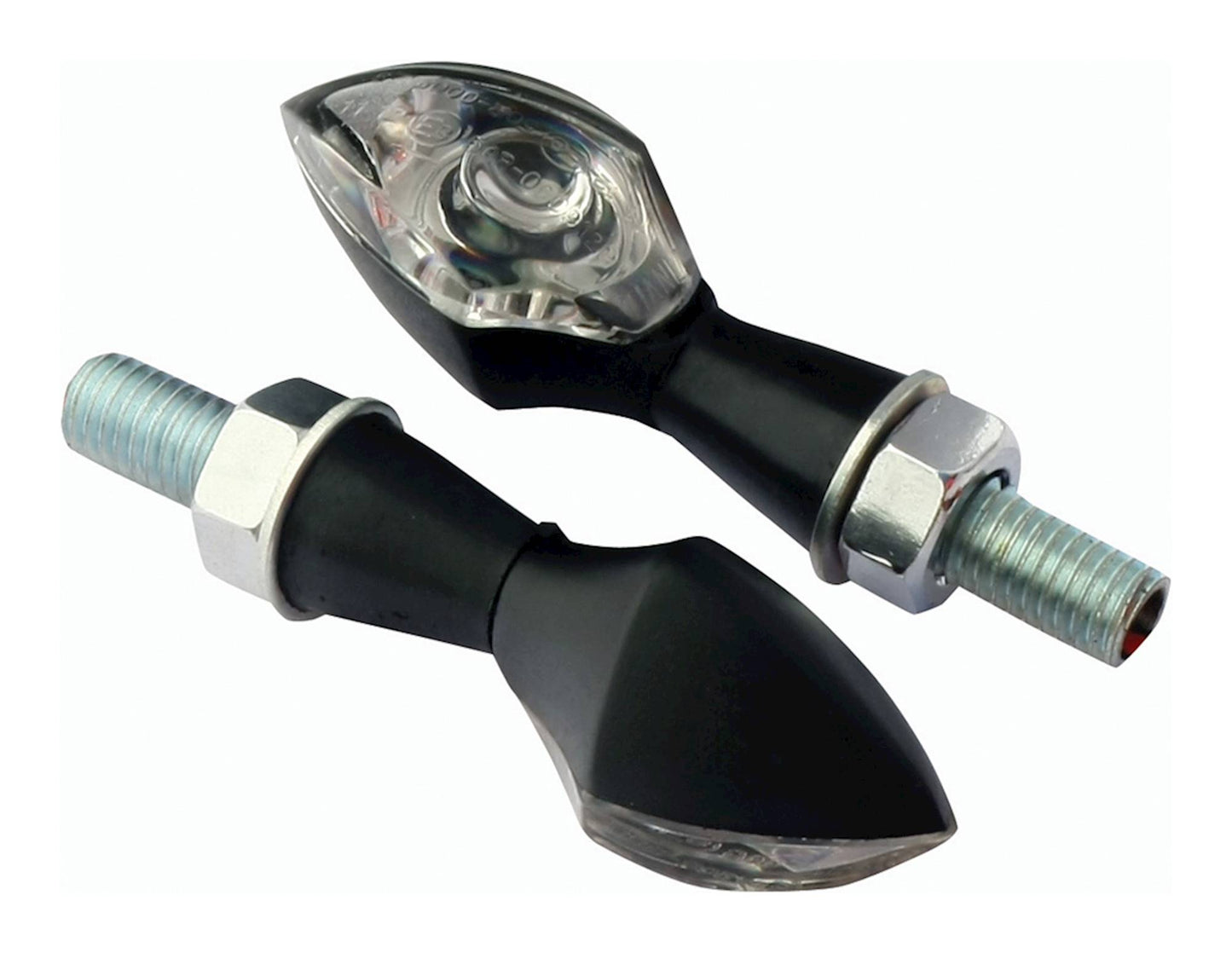 Bike It LED Boggle Indicators With Black Body And Clear Lens