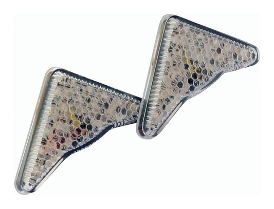 Bike It LED Chevron Indicators With Clear Lens