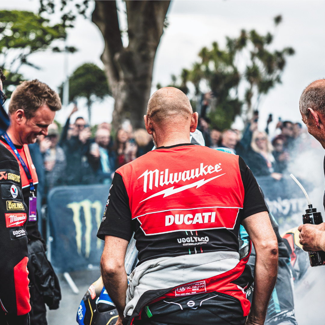 Milwaukee Tools x Ducati Tee Team Wear by Uggly & Co