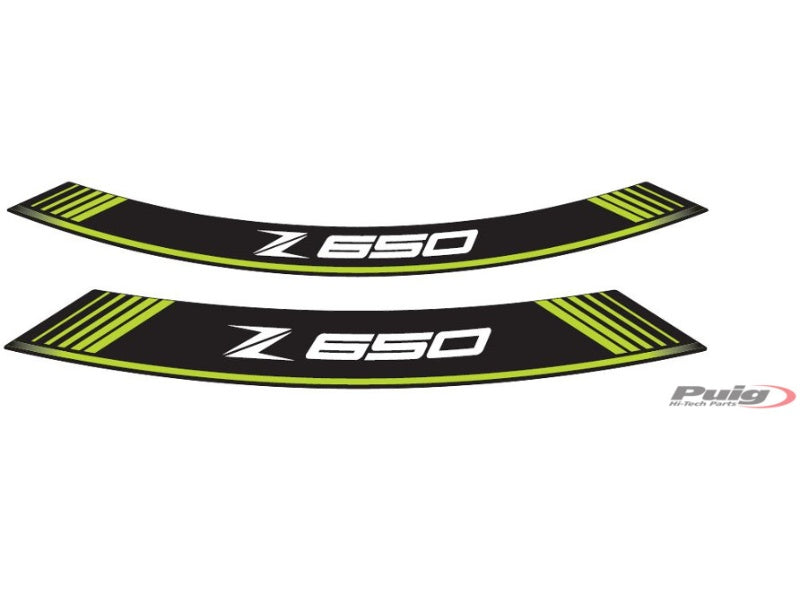 Wheel Rim Stickers - Green