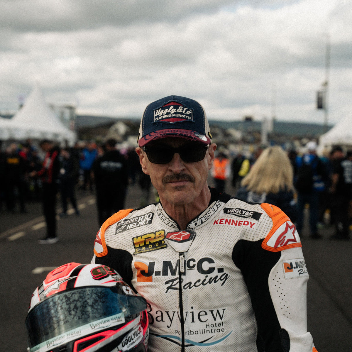 Diamond Trucker Hat x Jeremy McWilliams #99 by Uggly & Co
